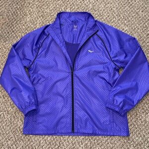 Everlast Purple Windbreaker Zippered Jacket